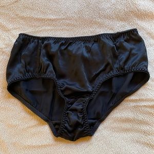 Black Lilysilk silk panties - worn once